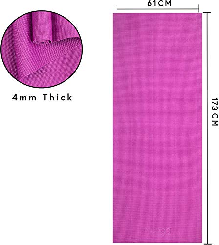 Myga-Entry-Level-Yoga-Mat-Exercise-Mat-for-Pilates-Travel-Non-Slip-Multi-Purpose-Fitness-Mat-Core-Workout-for-Home-Gym-Yoga-Studio