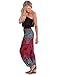 Happy Trunks Harem Pants - S M L XL 2XL - Womens Plus Hippie Bohemian Yoga Elephant Pants (Medium, Red Honeycomb)