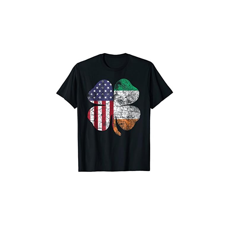IRISH-AMERICAN-FLAG-Ireland-Shamrock-St-Patricks-Day-T-Shirt
