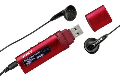 Sony NWZB183FR.CEW Portable Walkman with Built-in USB - Red - Image 5