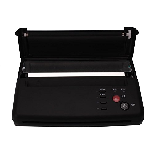 MallMall Professional Tattoo Transfer Flash Stencil Copier Printer Machine Black - Thumbnail 2