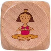Lúdilo- Yogi Dice ninos Cartas, Familia, Juego Yoga para niños, Color Azul (YF-005)