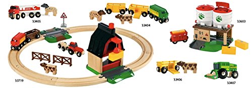 BRIO Farm Railway Set