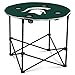 Logo Brands NCAA Michigan State Spartans Round Tailgating Table – Portable with Foldable Legs, 4 Cup Holders, Powder-Coated Steel, and 27.6