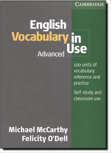 English Vocabulary In Use Advanced By Michael Mccarthy 2002 07 22 Amazon Com Books