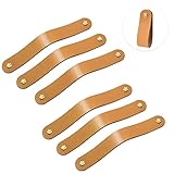 Hiili & Kaala Leather Handles for Dresser 6 Pack