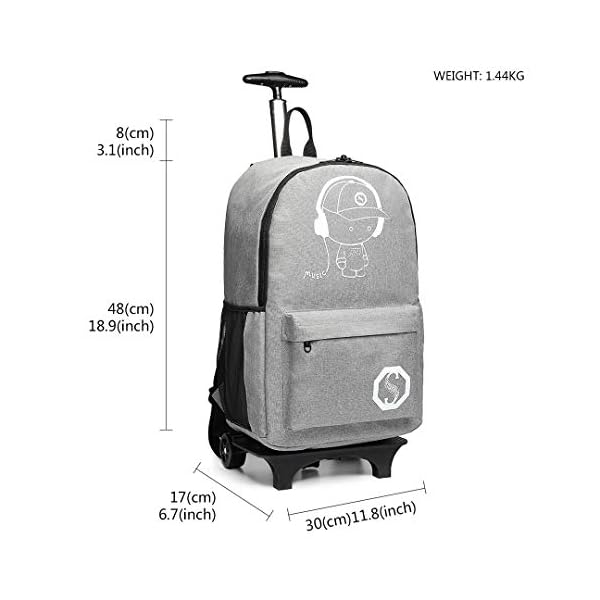 rucksack on wheels lightweight