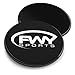FWY sports Core Sliders, Workout Gliding Discs for Fitness, Exercise and Abdominals, Dual Sided, Work on Carpet or Hard Floor, Black