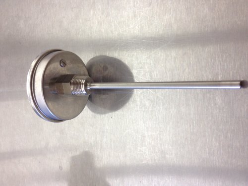 Thermometer- 3" Dial with 6" Stainless Probe and Calibration Screw 0 - 220 Degrees