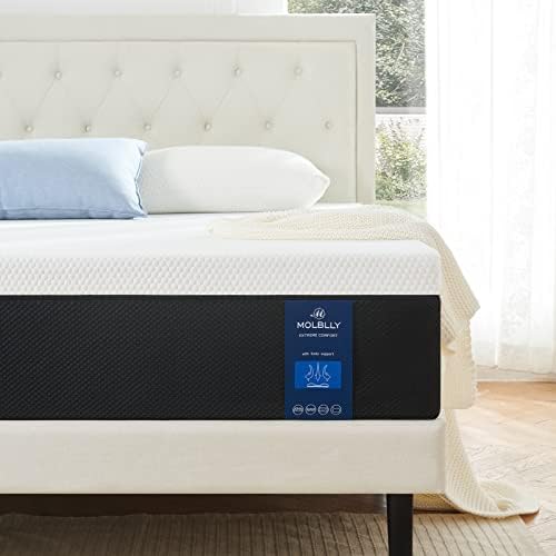 Molblly Queen Mattresses, 10 Inch Premium CoolingGel Memory Foam