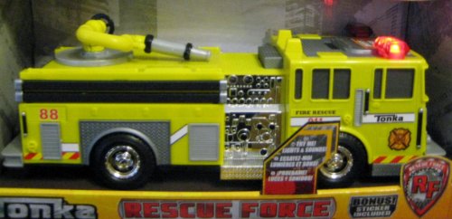 tonka yellow fire truck