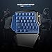 GameSir Z2 Wireless Gaming Keyboard One-Handed Mechanical Keypad Portable Mini E-Sports Keyboard and Mouse Combo for PC Windows iOS Android Tabletphone