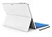 Herngee Surface Carbon Fiber Texture Protective Decal Skin Protector PVC Skin Stickers Cover Stickers Compatible with Surface Pro 3, Color White