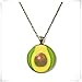 Funny Food Jewelry Avocado Necklace, Soft Grunge Nu Goth Pastel Goth Jewelry, Rude Mean Insult