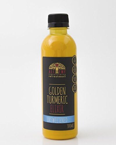 Golden Turmeric Elixir UNSWEETENED 300ml - Golden Turmeric Latte Concentrate. Golden Milk, Turmeric Coffee, Smoothie Recipes