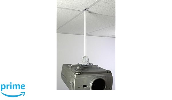 Alzo Suspended Drop Ceiling Video Projector Mount With Scissor