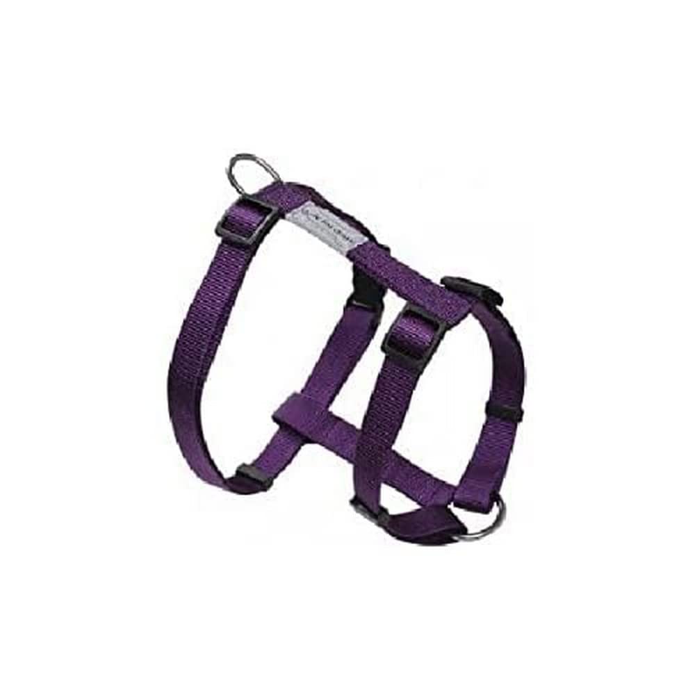 Wouapy Basic Line Harness for dog, Purple Harness in 25 mm width for thorax of 63/97 cm