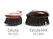 Calcutta Max – 100% Pure Calcutta Extra Stiff Wild Boar Bristle Hair Brush – Best Natural Hair Brush – Thick Hairbrush for Styling & Smoothing – Dark Maple Wood Handle – Made in Europe