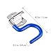 NUOLUX Mop Holder Broom Holder S-Type Wall Mounted Organizer Brush Storage Hanger 3pcs