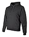 Jerzees 8 oz. NuBlend 50/50 Pullover Hood, Black Heather - Large