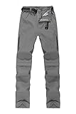 Mr.Stream Men's Windproof Breathable Quick Drying Outdoor Convertible Pants