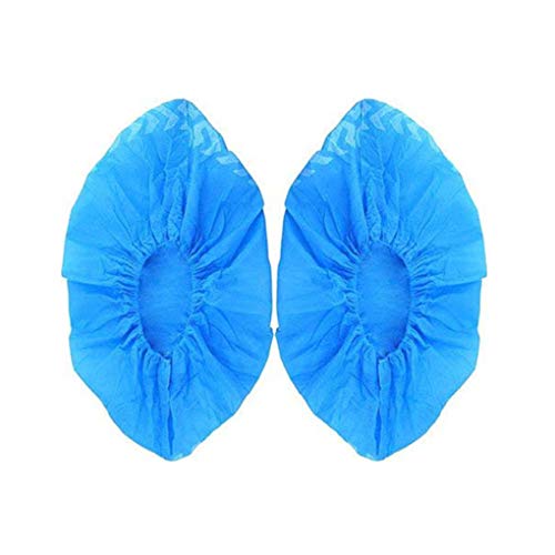 OmkuwlQ 100PCS Disposable Boot Shoes Covers Non-Slip Durable for Indoor Protect Home Floors Outdoors - Thumbnail 4