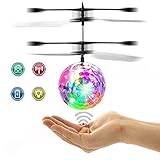 RC Flying Ball, Fansidi Newest Helicopter Ball - Infrared Induction Flying Toys with Colorful LED Shinning Lights - RC Toys for Kids, Teens, Best Gifts Choices for Girls and Boys Toys