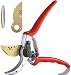 GARDEN V PRO Professional Titanium Pruning Shears Top Bypass Clippers, Secateurs, Tree Trimmer- Ergonomic Gardening Hand Tool, Effortless Branch Cutting, Safety Lock + Razor Sharp Blade & Spring primary