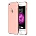 RANVOO [Clip-ON iPhone 6s/6 Case, 3-Piece Ultra Slim Hard Case, Rose Gold
