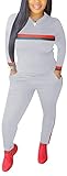 LKOUS Womens Casual 2 Pieces Outfits Suit Bodycon