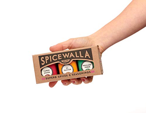 Spicewalla Taco Seasoning 3 Pack Collection | Carne Asada, Al Pastor, Pescado Verde | Non-GMO, No MSG, Gluten Free