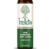 TreeActiv Acne Eliminating Body Lotion 8 fl oz, Clears Body, Back, Butt and Shoulder Acne, Anti-Acne Moisturizer, Prevents Future Breakouts, Cucumber Mint Scent