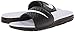 Nike Women's Benassi Solarsoft Slide Sandal, Black/White, 7 B US