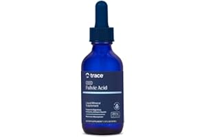 Trace Minerals Ionic Fulvic Acid 250mg - Essential Mineral Supplement to Support Hydration & Energy Production - Aids Muscle Endurance - Liquid Supplement for Healthy Digestion - 2 fl oz (59 Servings)