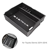 WHDZ Car Center Console Armrest Secondary Storage Box Glove Box for Toyota Sienna 2011-2016