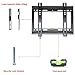 LCD LED Plasma Flat Screen TVs Wall Mount Tilting Bracket, Costech TV Wall Mount for 14-42 Inches Flat Screen TVs with Load Capacity Up to 55 LBS and VESA from 75x75mm to 200x200mm
