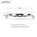 ToFuture Drive Travel Fashion Men/Women Unisex Stripe Nylon Band Quartz Watch 30M Waterproof Silver White