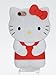 iPhone 7 Case, iPhone 8 Case, Phenix-Color 3D Cute Cartoon Soft Silicone Hello Kitty Gel Back Cover Case for Apple iPhone 7 / iPhone 8 4.7 Inch Case Amp Prime (41)