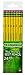 Dixon Ticonderoga Wood-Cased #2 HB Pencils, Six 24-Count Hang-Tab Boxes, Total 144 Pencils, Yellow (13924)