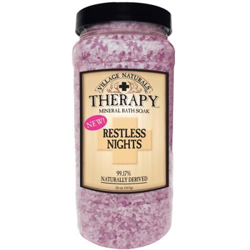 Village Naturals Aches & Pains nighttime Relief mineral bath Soak, 1.38 Lb