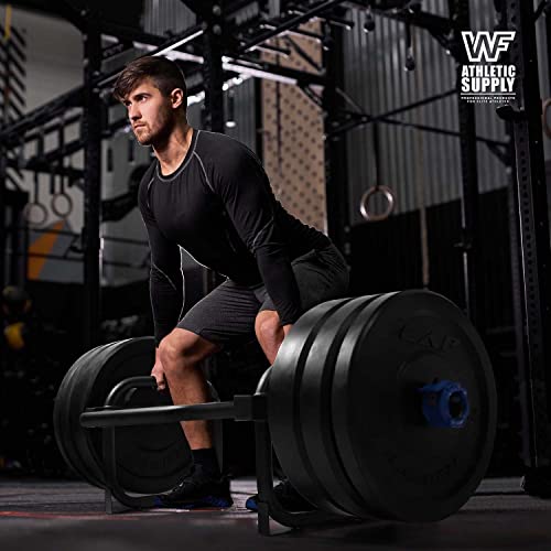 CAPHAUS Olympic Hex Bar, Hex Trap Weightlifting Bar, 2Inch Shrug Bar