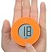 Deercy Digital Kitchen Timer, Big Digits, Magnet Backing, Simple and Easy-to-Use Timer for Cooking, Baking, Classroom, Gym(Orange)