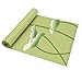 Gaiam Yoga Mat Premium Print Extra Thick Non Slip Exercise & Fitness Mat for All Types of Yoga, Pilates & Floor Workouts, Sage Lily, 6mm