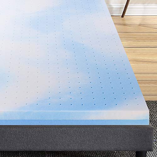 BedStory [Firm But Still Hugs You] 4 Inch Memory Foam Mattress Topper