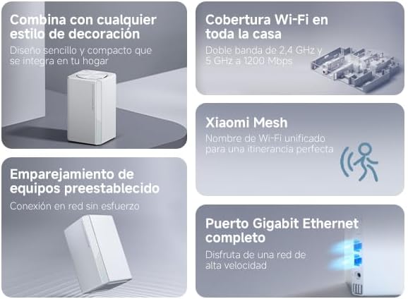 Branco AC1200 Mesh System Router 1-Pack