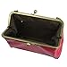 Micom New Small Retro Vintage Kiss Lock Imitation Leather Purse Handbag Totes Bag for Women,girls (Black)