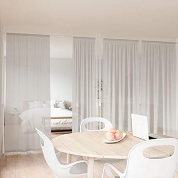 40 diy indoor privacy screens Amazon.com: Umbra Anywhere Expandable Room Divider, Tension Curtain Rod