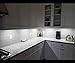 Aeiniwer SUNWOW Dimmable LED Under Cabinet Lighting 4 Panel Kit, 18 Watt 1320 Lumens Total, 12VDC, White (6000K)