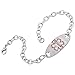 Surgical Steel Medical Alert Bracelet for WARFARIN ID 9/16 inch Wide, 9 inch Long