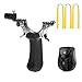 3Z Archery Slingshots Powerful Aluminium Catapult Alloy Professional Flat Band Rubber Adjustable Aiming Point Lamp Hunting Fishing Target Game Outdoor